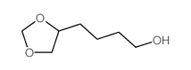 1,3-Dioxolane-4-butanol Structure