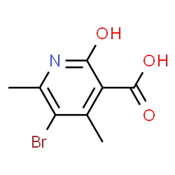 5-Bromo-2-hydroxy-4,6-dimethylpyridine-3-carboxylic acid Structure