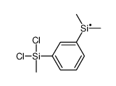 [3-[dichloro(methyl)silyl]phenyl]-dimethylsilicon结构式