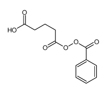 5-benzoylperoxy-5-oxopentanoic acid Structure