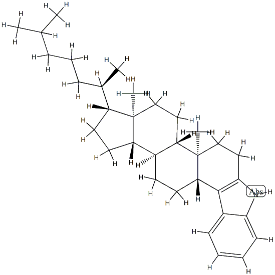 1'H-5α-Cholest-3-eno[3,4-b]indole Structure