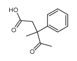 3-methyl-4-oxo-3-phenyl-valeric acid Structure