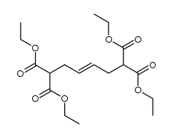 diethyl 2,7-diethoxycarbonyl-4-octenedioate结构式