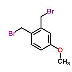 1,2-Bis(bromomethyl)-4-methoxybenzene结构式