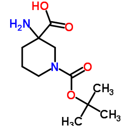 1-N-Boc-3-Amino-piperidine-3-carboxylic acid picture