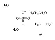 Vanadium(II) sulfate heptahydrate structure