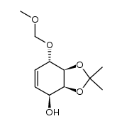 (3aS,4S,7S,7aR)-3a,4,7,7a-tetrahydro-7-(methoxymethoxy)-2,2-dimethyl-1,3-benzodioxol-4-ol结构式