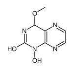 1-hydroxy-4-methoxy-3,4-dihydropteridin-2-one结构式