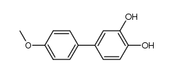 3,4-Dihydroxy-4'-methoxy-biphenyl Structure