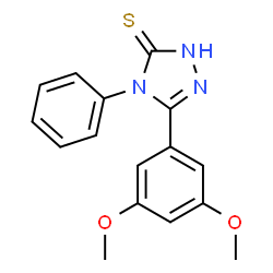 5-(3,5-dimethoxyphenyl)-4-phenyl-4H-1,2,4-triazole-3-thiol picture