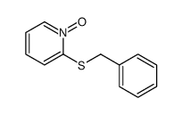 2-benzylsulfanyl-1-oxidopyridin-1-ium结构式