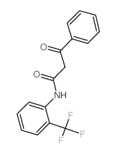 BETA-OXO-N-[2-(TRIFLUOROMETHYL)PHENYL]-BENZENEPROPANAMIDE Structure