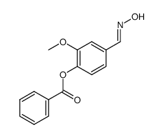 4-((hydroxyimino)methyl)-2-methoxyphenyl benzoate结构式