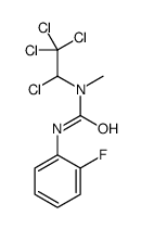 3-(2-fluorophenyl)-1-methyl-1-(1,2,2,2-tetrachloroethyl)urea Structure