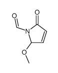 2-Methoxy-5-oxo-2,5-dihydro-pyrrole-1-carbaldehyde结构式