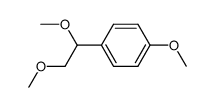4-Methoxy-phenylglykol-1,2-dimethylaether Structure