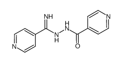 N'-(imino(pyridin-4-yl)methyl)isonicotinohydrazide Structure