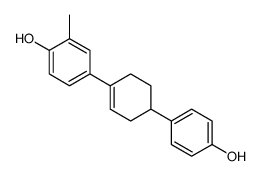 4-[4-(4-hydroxyphenyl)cyclohexen-1-yl]-2-methylphenol Structure