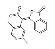 3-[(2,5-dimethylphenyl)-nitromethylidene]-2-benzofuran-1-one Structure