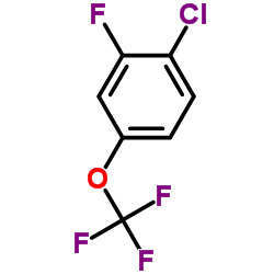 1-Chloro-2-fluoro-4-(trifluoromethoxy)benzene结构式