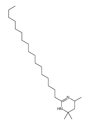 2-Heptadecyl-4,4,6-trimethyl-3,4,5,6-tetrahydropyrimidine结构式