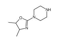 Piperazine, 1-(4,5-dihydro-4,5-dimethyl-2-oxazolyl)- (9CI)结构式