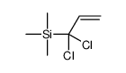 1,1-dichloroprop-2-enyl(trimethyl)silane Structure