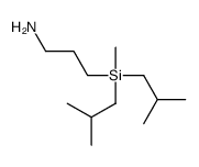 3-[methyl-bis(2-methylpropyl)silyl]propan-1-amine Structure