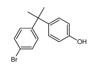 4-[2-(4-bromophenyl)propan-2-yl]phenol structure