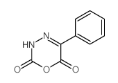 5-phenyl-3H-1,3,4-oxadiazine-2,6-dione结构式