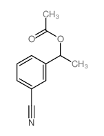 Benzonitrile, 3-[1-(acetyloxy)ethyl]-结构式