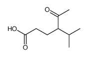 4-isopropyl-5-oxo-hexanoic acid Structure