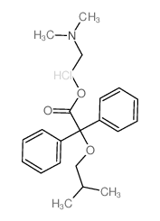Acetic acid,isobutoxydiphenyl-, 2-(dimethylamino)ethyl ester hydrochloride (6CI,8CI)结构式