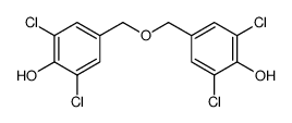 bis-(3,5-dichloro-4-hydroxy-benzyl)-ether结构式