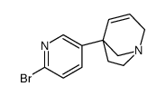 5-(6-bromopyridin-3-yl)-1-azabicyclo[3.2.1]oct-3-ene Structure