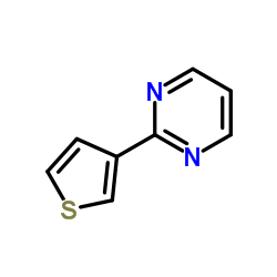 2-(3-Thienyl)pyrimidine结构式