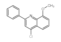 4-Chloro-8-methoxy-2-phenylquinoline Structure