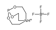 4,6,11-trioxa-1-azonia-5-phosphabicyclo[3.3.3]undecane,tetrafluoroborate Structure