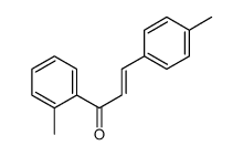1-(2-methylphenyl)-3-(4-methylphenyl)prop-2-en-1-one结构式