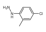 4-chloro-2-methylphenylhydrazine Structure