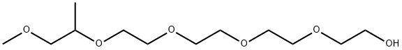 2-[2-甲氧基-1-甲基乙氧基-[2-[2-(2-乙氧基)]乙氧基]乙氧基]乙醇结构式