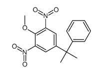 2-methoxy-1,3-dinitro-5-(2-phenylpropan-2-yl)benzene结构式