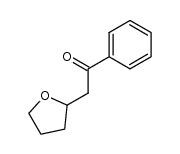 2-(tetrahydrofuran-2-yl)-1-phenylethanone Structure