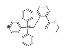(2-ethoxycarbonylphenyl)methyl-triphenylphosphanium,bromide Structure
