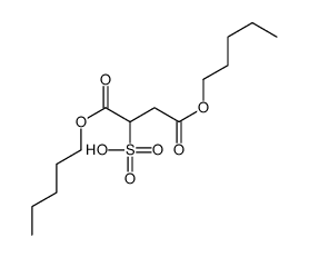 1,4-dioxo-1,4-dipentoxybutane-2-sulfonic acid结构式