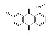 7-chloro-1-(methylamino)anthracene-9,10-dione Structure