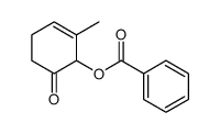 (2-methyl-6-oxocyclohex-2-en-1-yl) benzoate结构式
