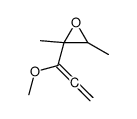 2-(1-methoxypropa-1,2-dienyl)-2,3-dimethyloxirane结构式