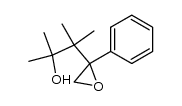 2,3-dimethyl-3-(2-phenyloxiran-2-yl)butan-2-ol结构式