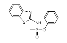 N-[methyl(phenoxy)phosphoryl]-1,3-benzothiazol-2-amine Structure